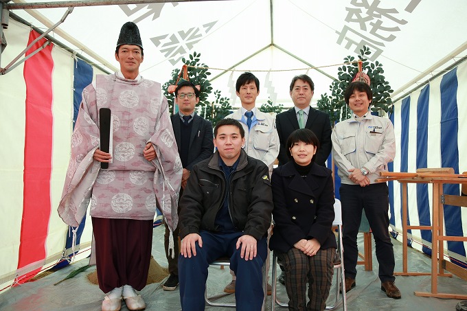 「福岡市南区14」注文住宅現場リポート①【地鎮祭】