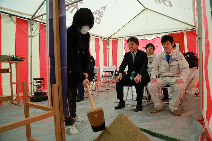 福岡市南区14　注文住宅建築現場リポート①　～地鎮祭～