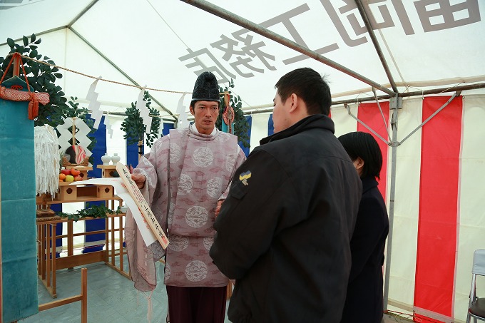 福岡市南区14　注文住宅建築現場リポート①　～地鎮祭～