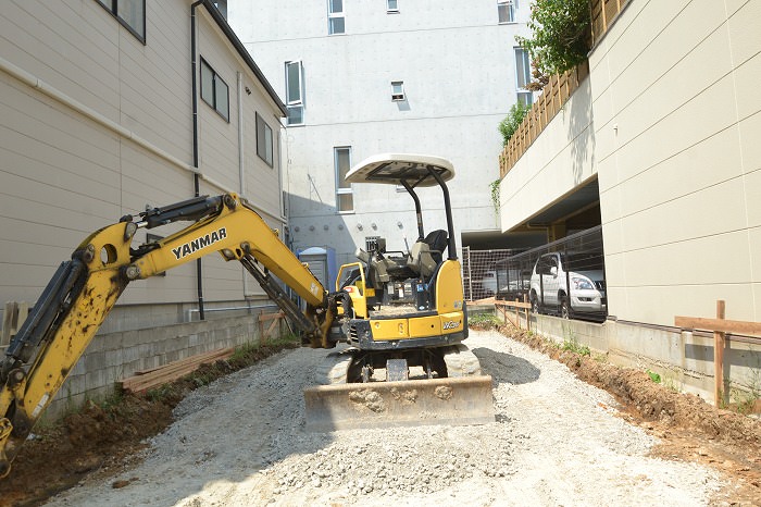 「福岡市中央区01」注文住宅現場リポート②【基礎工事】【根切り】