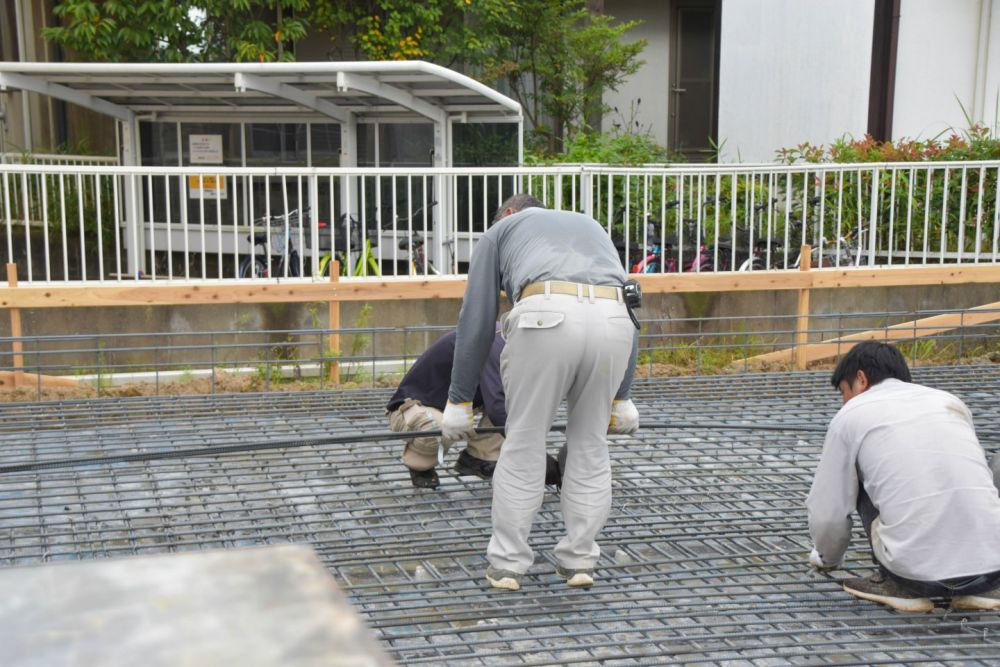 福岡県太宰府市08　注文住宅建築現場リポート②　～基礎工事・配筋～