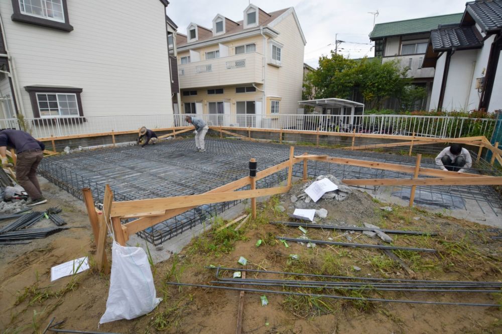 「太宰府市08」注文住宅現場リポート②【基礎工事】【配筋】