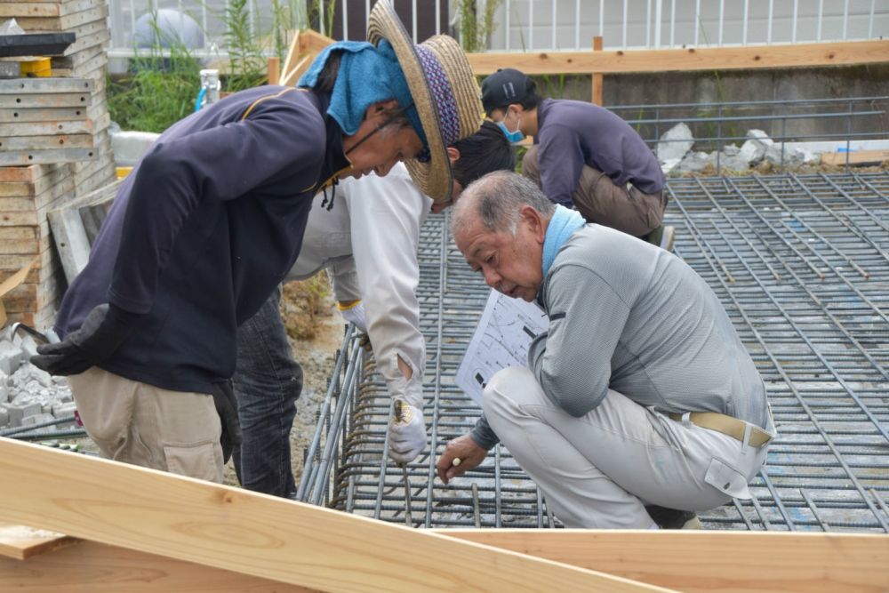 福岡県太宰府市08　注文住宅建築現場リポート②　～基礎工事・配筋～