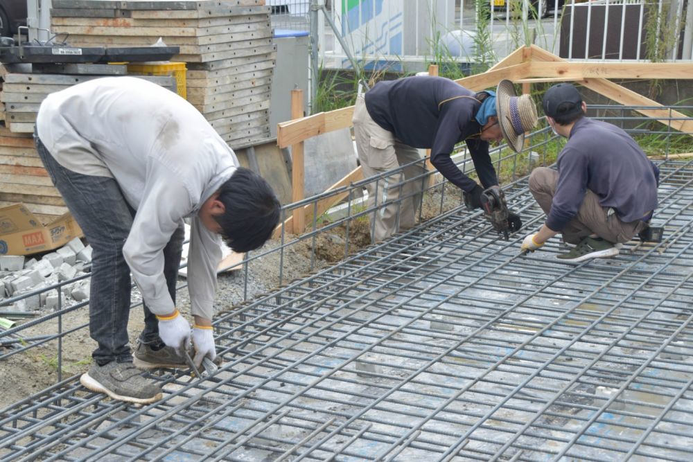 福岡県太宰府市08　注文住宅建築現場リポート②　～基礎工事・配筋～