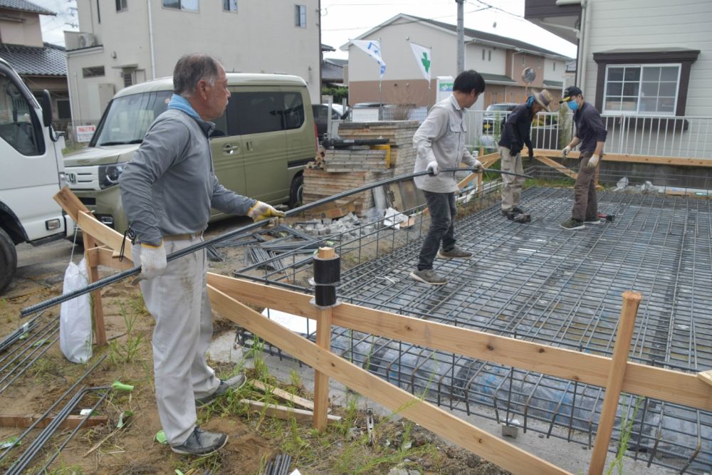 「太宰府市08」注文住宅現場リポート②【基礎工事】【配筋】