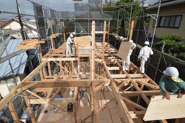「福岡市東区07」注文住宅現場リポート⑤【上棟式】