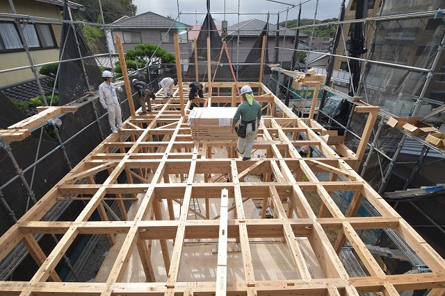 「福岡市東区07」注文住宅現場リポート⑤【上棟式】