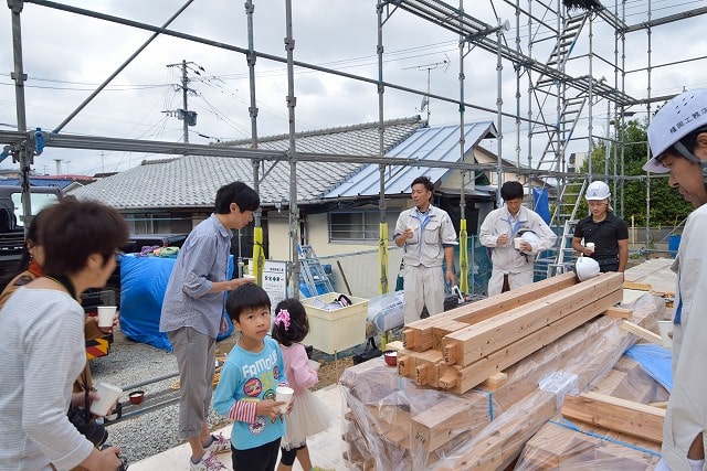 「福岡市東区07」注文住宅現場リポート⑤【上棟式】