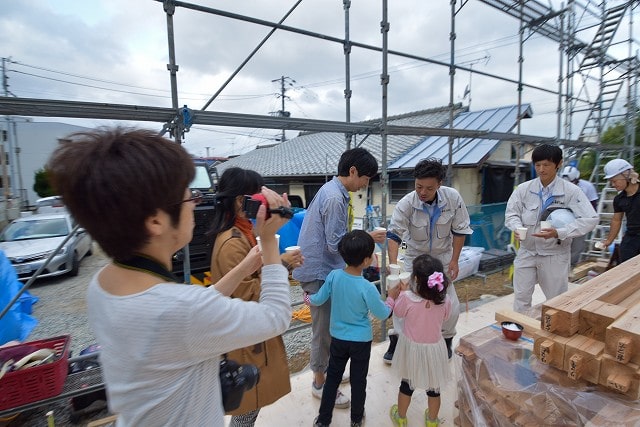「福岡市東区07」注文住宅現場リポート⑤【上棟式】