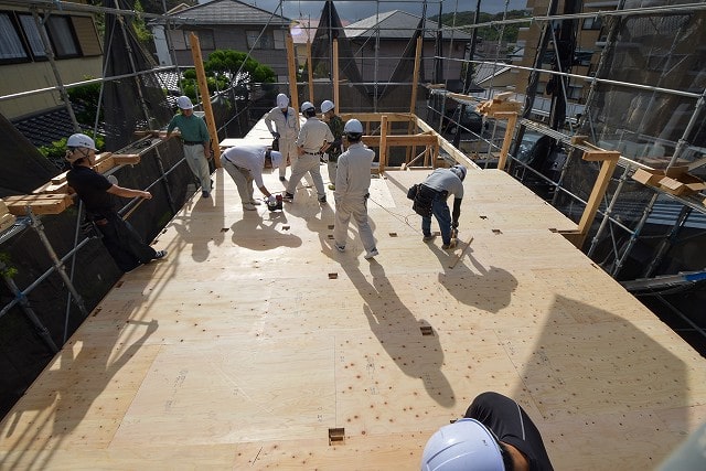 「福岡市東区07」注文住宅現場リポート⑤【上棟式】
