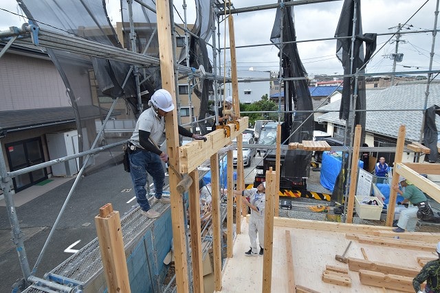「福岡市東区07」注文住宅現場リポート⑤【上棟式】