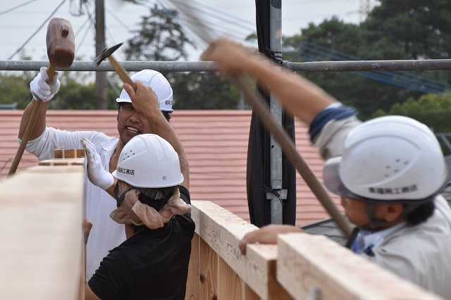 「福岡市東区07」注文住宅現場リポート⑤【上棟式】