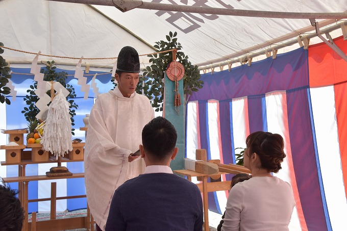 福岡県太宰府市03　注文住宅建築現場リポート①　～地鎮祭～