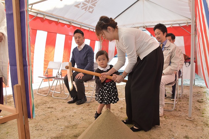 「太宰府市03」注文住宅現場リポート①【地鎮祭】