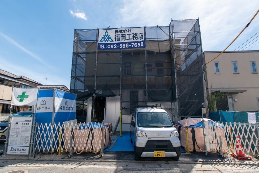 「福岡市南区24」注文住宅現場リポート⑤【木工事】【面材】