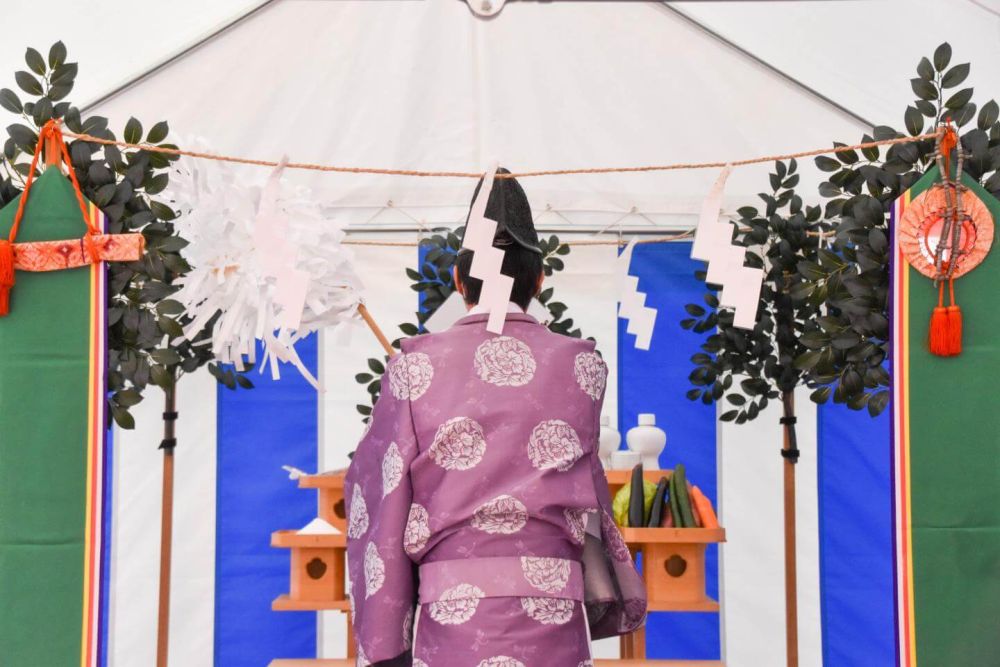 「糟屋郡粕屋町03」注文住宅現場リポート①【地鎮祭】