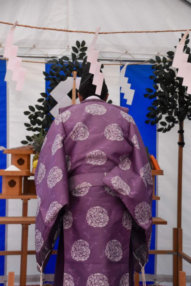 「糟屋郡粕屋町03」注文住宅現場リポート①【地鎮祭】