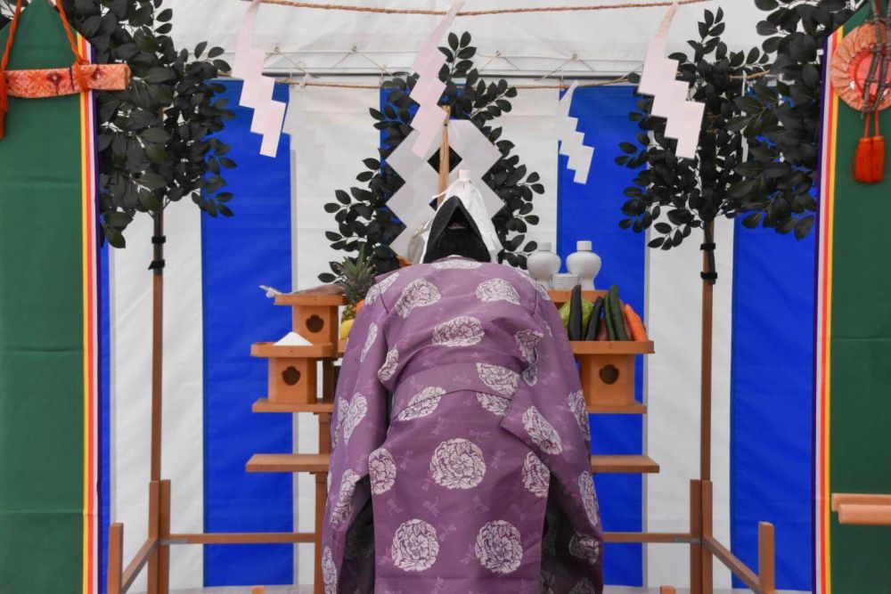 「糟屋郡粕屋町03」注文住宅現場リポート①【地鎮祭】