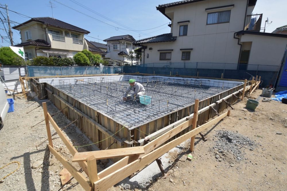 「福岡市西区05」注文住宅現場リポート②【基礎工事】【給排水】