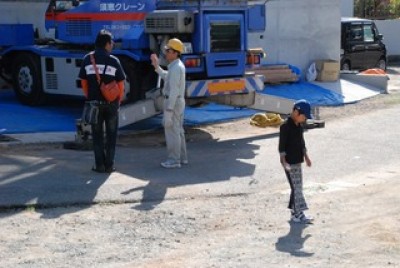 福岡市東区松崎01　注文住宅建築現場リポート⑥　～上棟式～