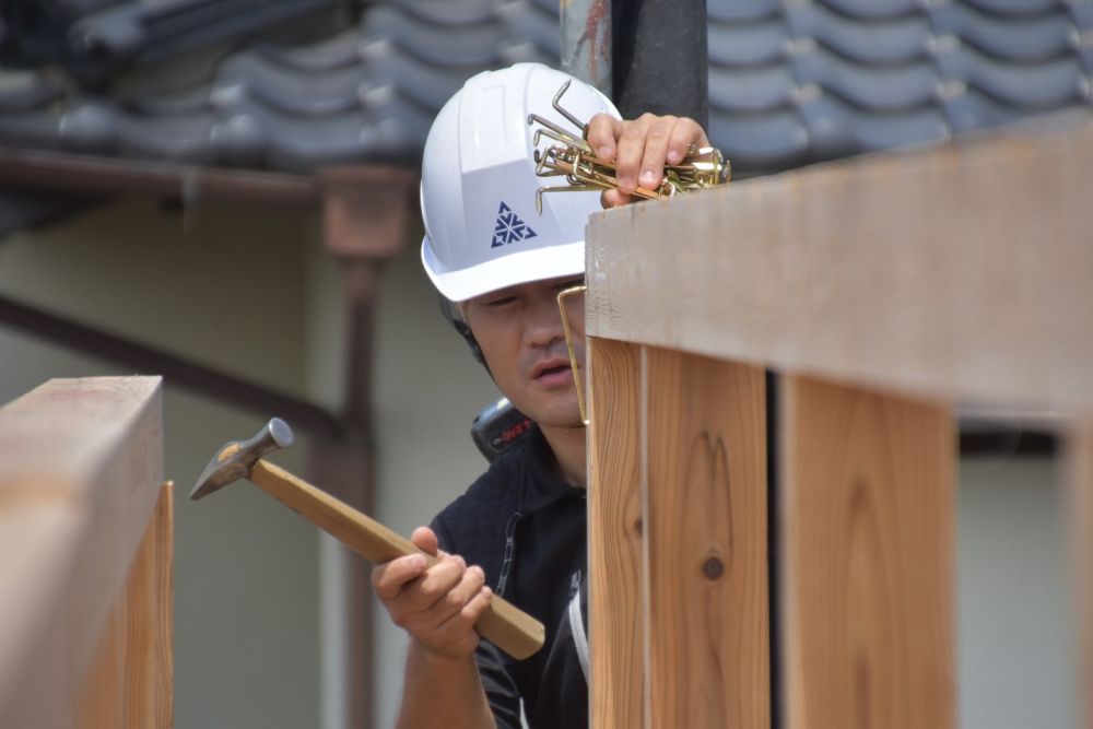 福岡県春日市07　注文住宅現場リポート③　祝・上棟式～