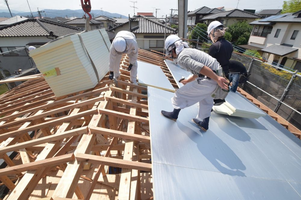 福岡県春日市07　注文住宅現場リポート③　祝・上棟式～