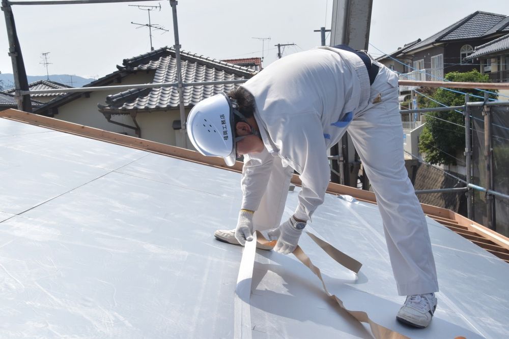 福岡県春日市07　注文住宅現場リポート③　祝・上棟式～