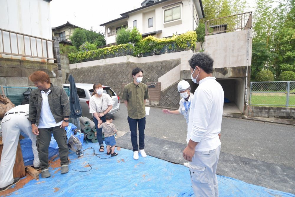 福岡県春日市07　注文住宅現場リポート③　祝・上棟式～