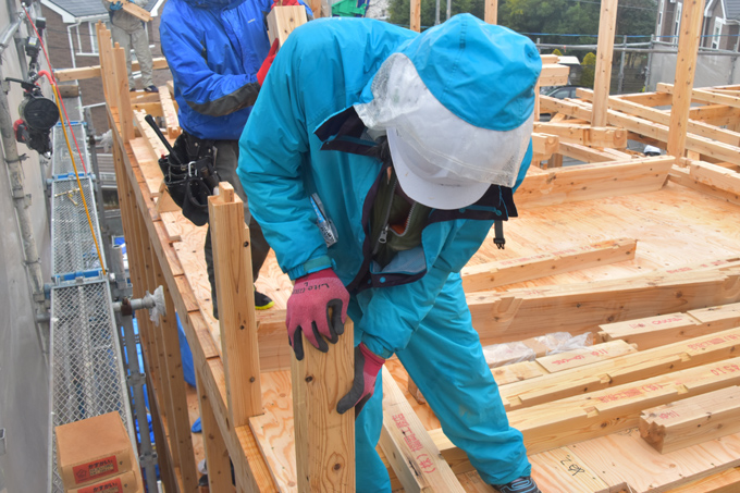 「福岡市南区的場02」注文住宅現場リポート⑤【上棟式】