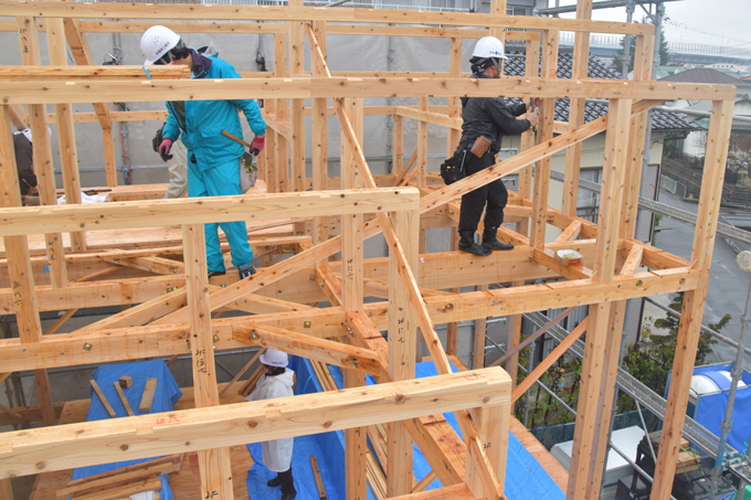 「福岡市南区的場02」注文住宅現場リポート⑤【上棟式】