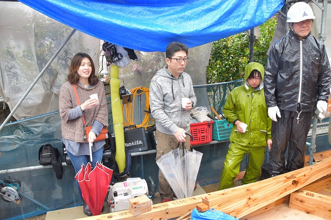 「福岡市南区的場02」注文住宅現場リポート⑤【上棟式】