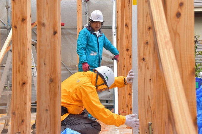 福岡市南区的場02　注文住宅建築現場リポート⑤　～上棟式～