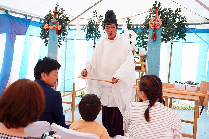 「福岡市東区05」注文住宅現場リポート①【地鎮祭】