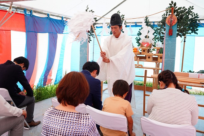 「福岡市東区05」注文住宅現場リポート①【地鎮祭】