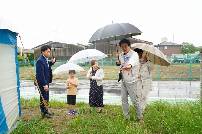 福岡市東区05　注文住宅建築現場リポート①　～地鎮祭～