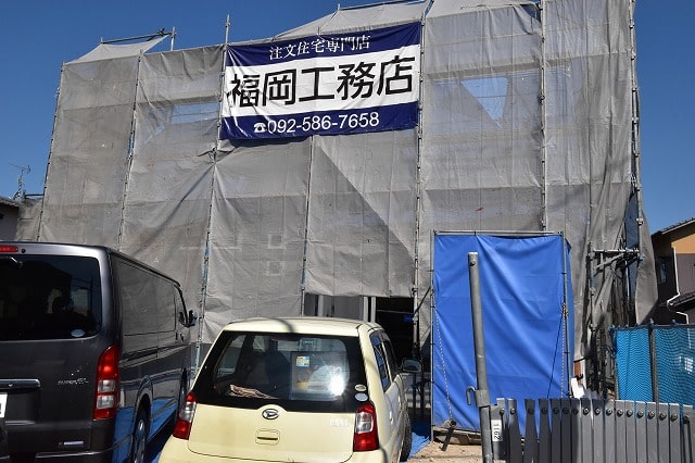 「福岡市南区15」注文住宅現場リポート⑦【木工事】【外断熱材】