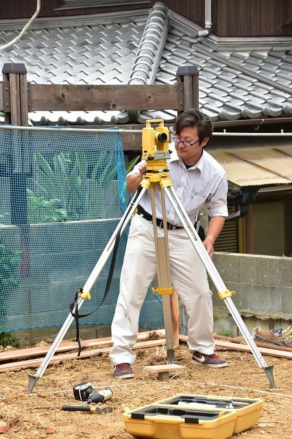 「糟屋郡志免町03」注文住宅現場リポート②【基礎工事】【遣り方】
