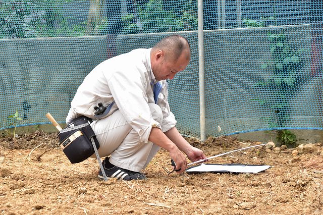 「糟屋郡志免町03」注文住宅現場リポート②【基礎工事】【遣り方】