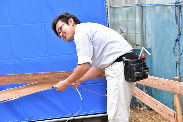 「糟屋郡志免町03」注文住宅現場リポート②【基礎工事】【遣り方】