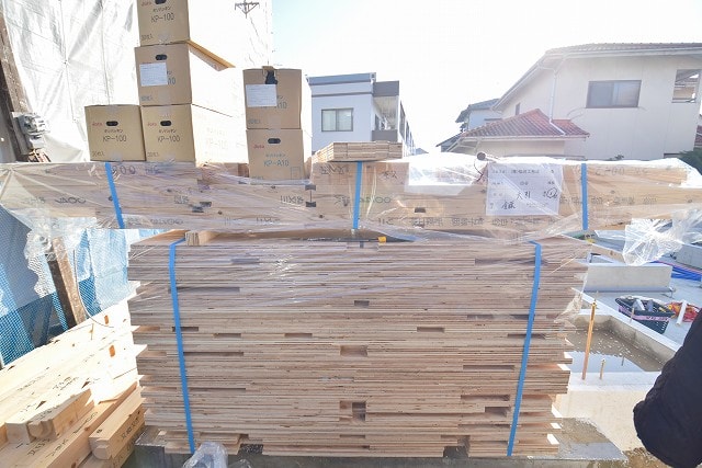 「福岡市城南区02」注文住宅現場リポート③【木工事】【土台敷き】