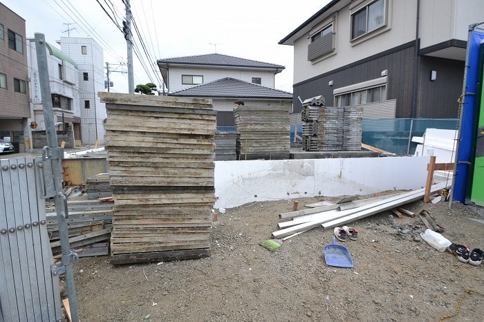 「福岡市南区五十川03」注文住宅現場リポート④【基礎工事】【立ち上がりコン】