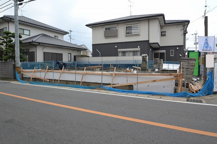 「福岡市南区五十川03」注文住宅現場リポート④【基礎工事】【立ち上がりコン】