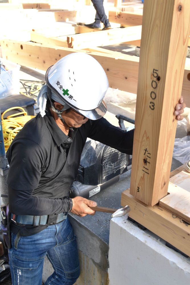「福岡市早良区小田部02」注文住宅現場リポート③【上棟式】