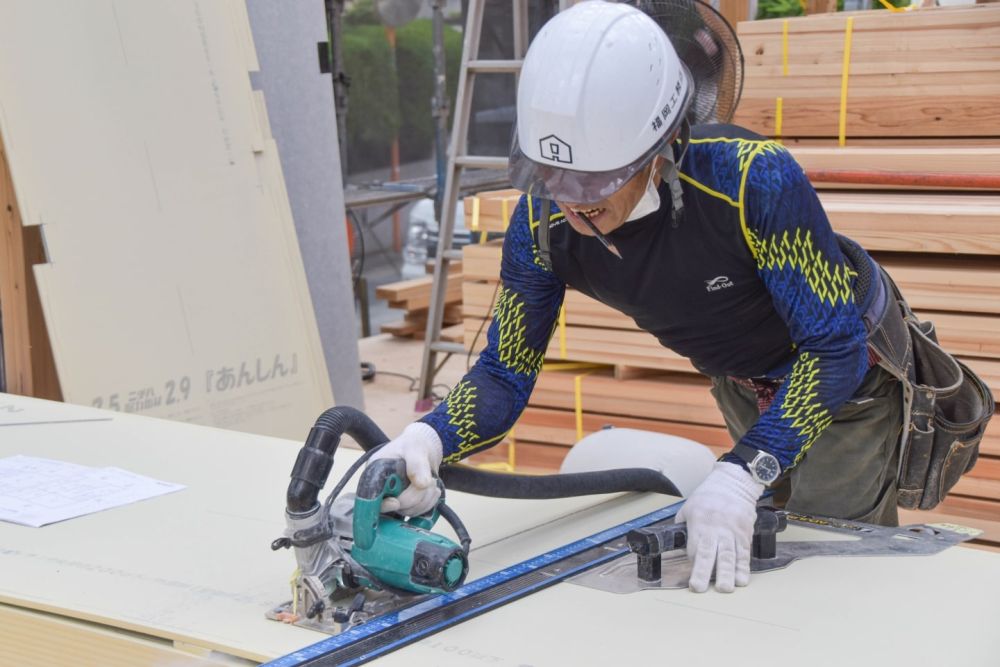 福岡市早良区小田部02　注文住宅建築現場リポート③　～祝・上棟式1日目～