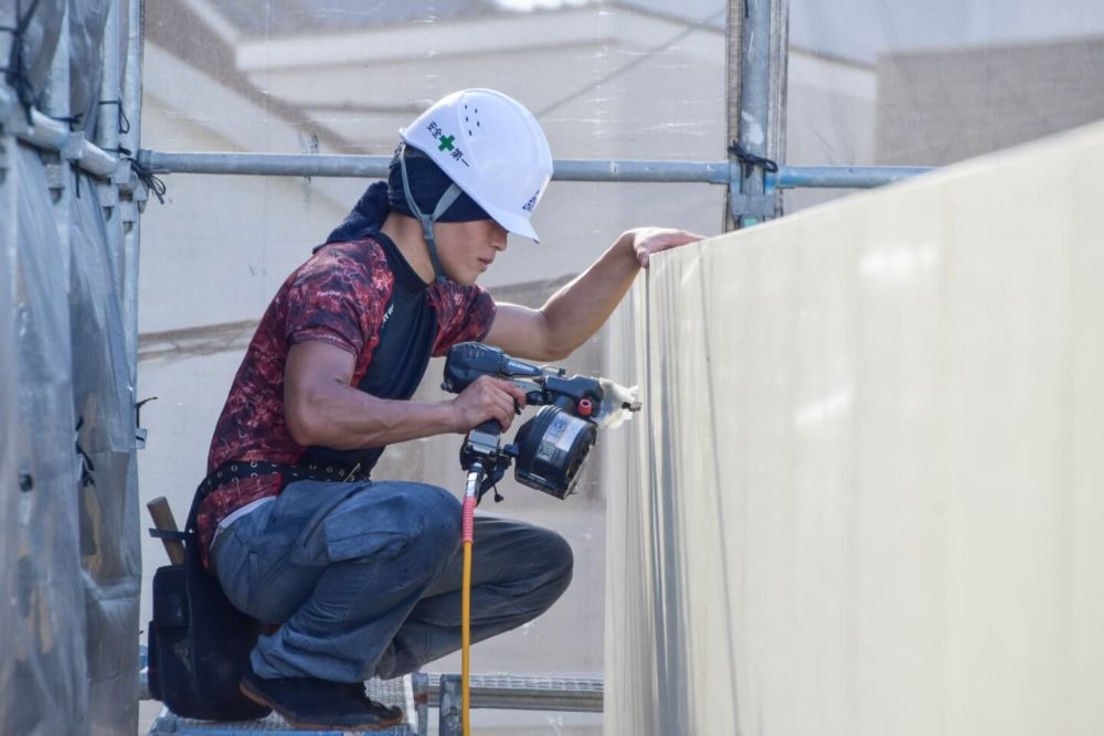 福岡市早良区小田部02　注文住宅建築現場リポート③　～祝・上棟式1日目～