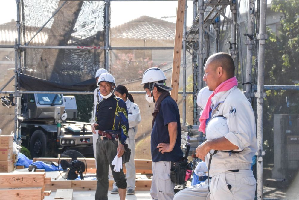 「福岡市早良区小田部02」注文住宅現場リポート③【上棟式】