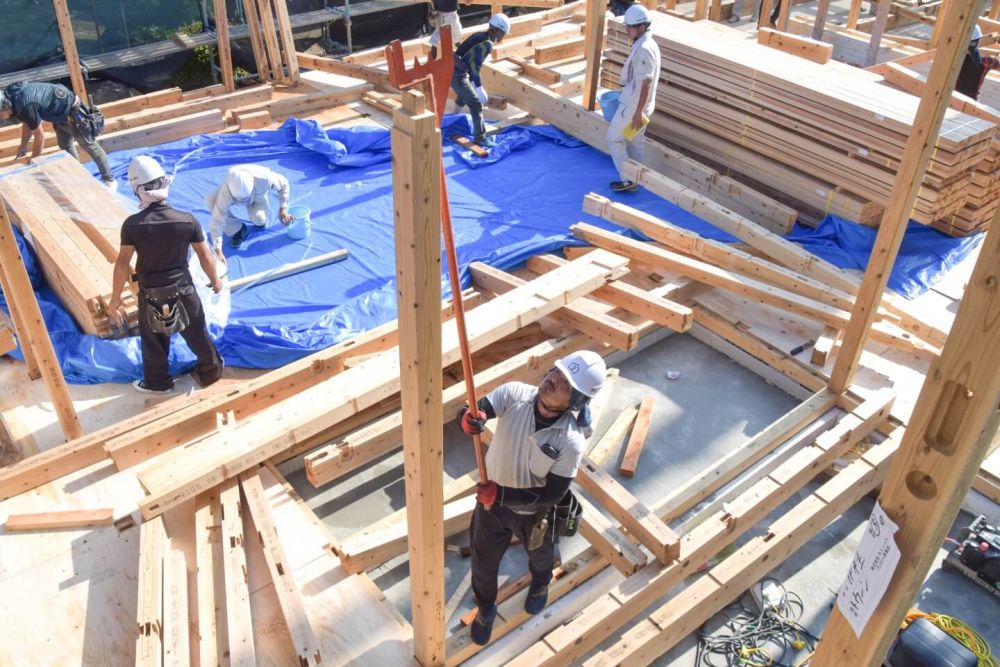 「福岡市早良区小田部02」注文住宅現場リポート③【上棟式】
