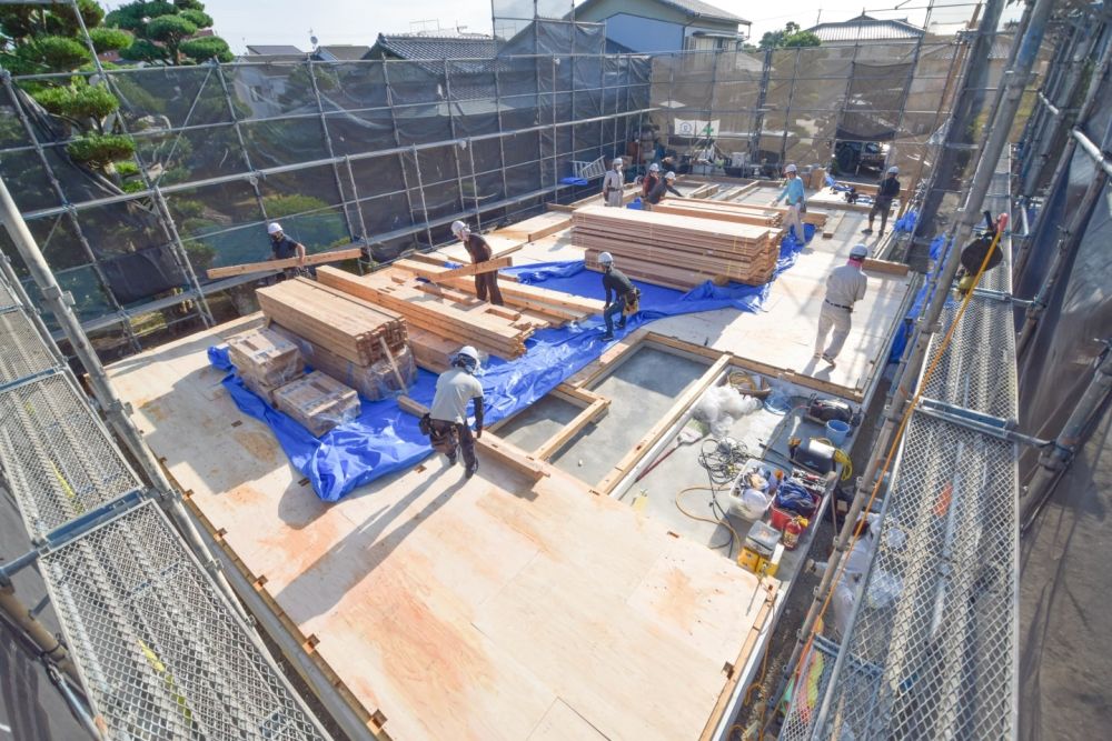 「福岡市早良区小田部02」注文住宅現場リポート③【上棟式】