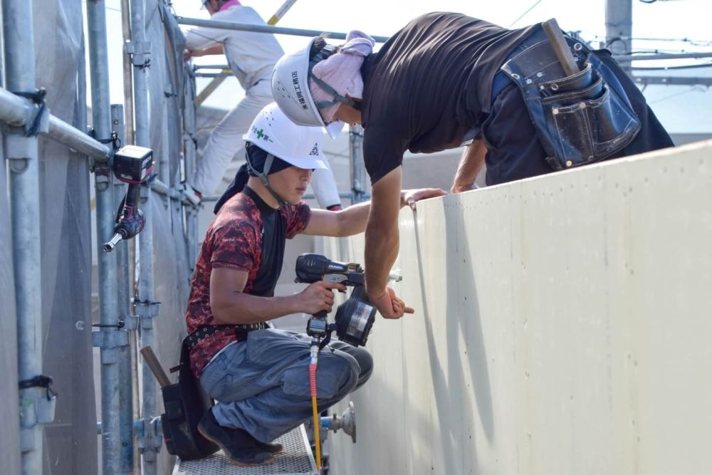 福岡市早良区小田部02　注文住宅建築現場リポート③　～祝・上棟式1日目～