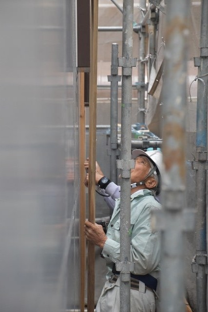 「福岡市早良区03」注文住宅現場リポート⑥【外装工事】【通期胴縁】